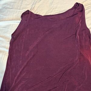 Elegant Purple Sleeveless Top